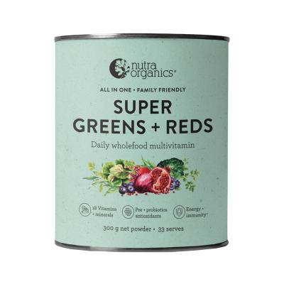 Nutra Organics Super Greens + Reds 300g